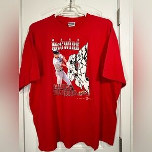 Vintage 1998 Mark McGwire St. Louis Cardinals T-Shirt Men’s 3XL